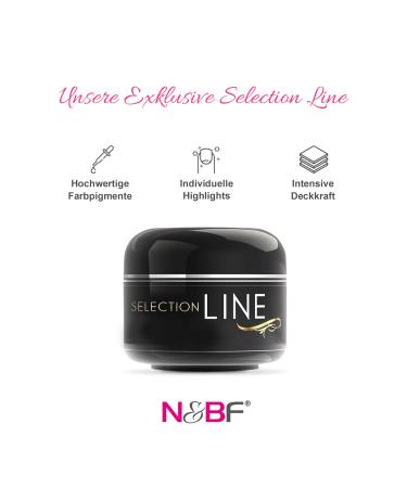 N&BF Selection Line UV Farbgel Red Berry Kisses | 5ml Professional Color Gel | Medium Viscosity | Acid-Free Self-Smoothing Red Colorgel | Made in EU for Geln gel & Nail Art - Buy Online on GoSupps.com