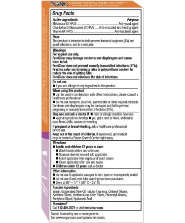 FemiClear BV & Yeast Infection Protection Cream | Natural Homeopathic Feminine Care - Buy Online on GoSupps.com