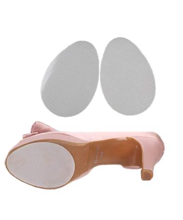 Ewanda store 5 Pairs Anti Slip Non Skid Shoe Pads Shoes Grip Rubber Adhesive Sole Protector Grips Nonslip Cushion Stickers(Clear Rhombus Shape)