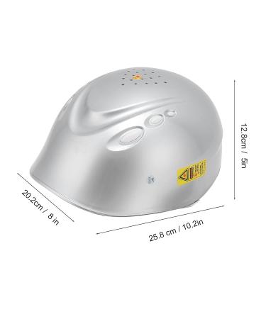 ZJchao Hair Growth Therapy Helmet | Laser & LED Hair Loss Treatment Device - 160 Laser Heads Silver 100-240V - Buy Online on GoSupps.com