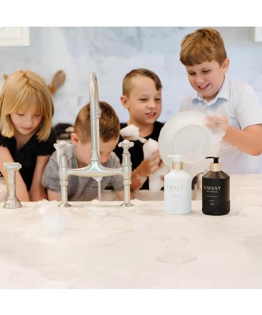 L'AVANT Collective Dish & Hand Soap Duo Fresh Linen | High Performing Formula Luxurious Ingredients for Soft & Smooth Hands & Dishes | 2 Reusable Glass Bottles Kitchen Accessories Home Decor Gifts - Buy Online on GoSupps.com