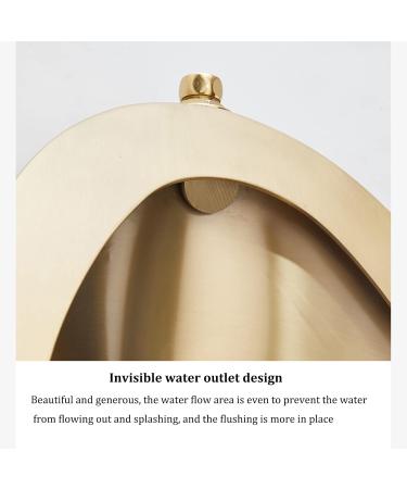 Universal Flushing Type High-Efficiency Urinal Stainless Steel Wall-Mounted Automatic Sensor Toilet Urinal Bathroom and Public Toilet Urinal with Flush Valve Deodorant - Buy Online on GoSupps.com