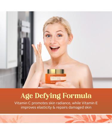 Envy Vitamin C & E Under Eye Cream | Brightening & Anti-Aging for Dark Circles & Puffiness | Korean Cruelty-Free Skin Care - 1.01 OZ - Buy Online on GoSupps.com