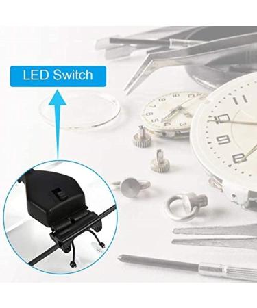 Headband Magnifier with LED Light Eyeglass Magnifier 1.5X 2.5X 3.5X Eyeglass LED Magnifier Hands Full of Stars - Buy Online on GoSupps.com