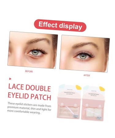 NOLITOY Invisible Tape 2 Lace Double Eyelid Sticker DIY Eyelid Tape Invisible Eyelid Sticker Breathable Beauty Stickers Cosmetic 8x6.5cm As Shown 1 - Buy Online on GoSupps.com