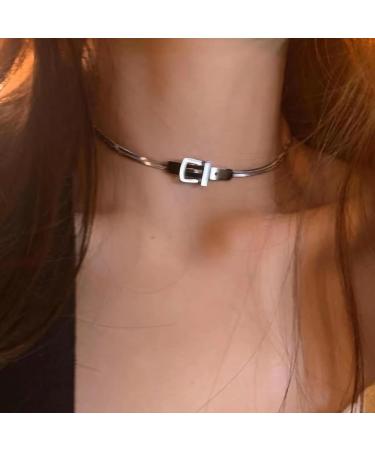 Shop OralGos Ins Alloy Metal Celebrity Hip Hop Belt Buckle Necklace & Clavicle Chain - International Shipping Available - Buy Online on GoSupps.com