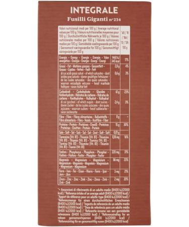  Italian Gourmet E.R. Pack of 10 Cecco Fusilli Giganti Integrali Pasta No. 234 Italian Pasta 500 g + Pulpa Italian Gourmet 400 g - Buy Online on GoSupps.com