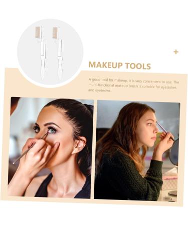 FRCOLOR Tools foldable eyebrow comb eyelash curler mini lash comb eyelash separator comb metal eyebrow comb eyelash tools Eyebrow Combs make up girl head stainless steel needle Comb - Buy Online on GoSupps.com