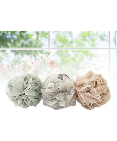 Buy Healifty 3pcs Shower Pouf Loofahs - Exfoliating Bath Scrubber Balls for Spa Experience | International Shipping Available - Buy Online on GoSupps.com