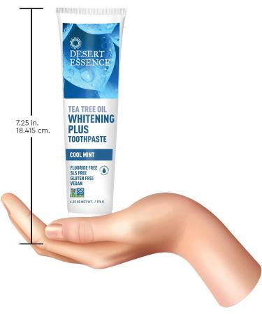 Desert Essence Natural Whitening + Tea Tree Oil Bundle - Toothpaste & Mouthwash - Promotes Healthy Mouth - Complete Oral Care - Buy Online on GoSupps.com