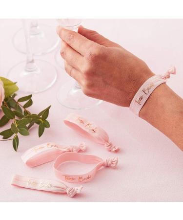 Buy Ginger Ray 5 Pack Pink & Rose Gold Hen Party Headbands | Floral Print | International Shipping - Buy Online on GoSupps.com