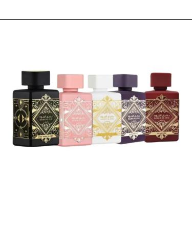 Bade'e Al Oud for Unisex 5 Piece Eau de Parfum Gift Set (Oud for Glory + Sublime + Amethyst + Honor & Glory+Noble Blush) 3.4 Ounce/100 ml each
