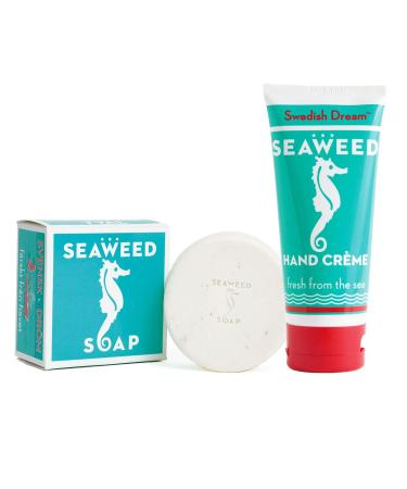 Swedish Dream Seaweed Soap Bar with Seaweed Hand and Body Cream