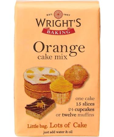 Wright's Baking Cake Mix Selection Pack Chocolate Fudge & Orange (One of Each 500g Pack) | can be used to bake light & moist cakes slices muffins or cupcakes - Buy Online on GoSupps.com