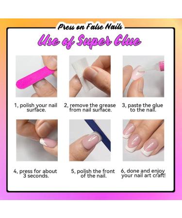 MURISE 24pcs Medium French Pink Press on Nails with Swirl and Pearls | Almond False Nails for Women and Girls - Buy Online on GoSupps.com