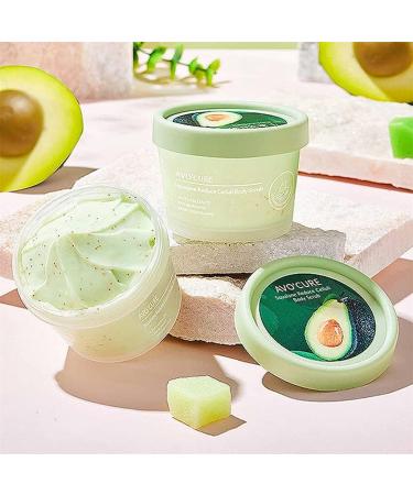 AVO'CURE Squalane Reduce Celluli Body Scrub Deep Exfoliates Organic Body Shower Scrub For Hand Foot Stretch Marks Moisturizing Nourishes Skin (250g) - Buy Online on GoSupps.com