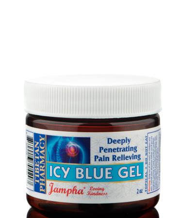 Jampha Fast Acting ICY-Blue All Natural Gel | Tibetan Pharmacy Formulation Infused with DMSO
