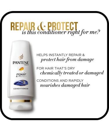 Pantene Pro-V Repair & Protect Conditioner 12 fl oz - Nourishing Hair Treatment - Buy Online on GoSupps.com