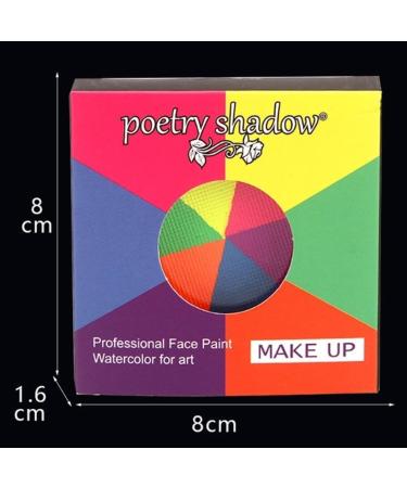 Professional Face Painting Kit - Washable Glow-in-the-Dark Body Paint Set for Holiday Parties & Events - International Shipping Available - Buy Online on GoSupps.com