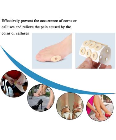 120 Pcs Foam Corn Cushions - Waterproof Toe Pads for Corn Callous Protection - Buy Online on GoSupps.com