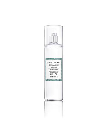 Lucky Brand Re/Balance The New Sustainably-Inspired & Harmonious Mood-Evoking Unisex Fine Fragrance Mist For Women & Men 8.0 Fl Oz (Pack of 1) Lucky Re/Balance 8 Fl Oz (Pack of 1)