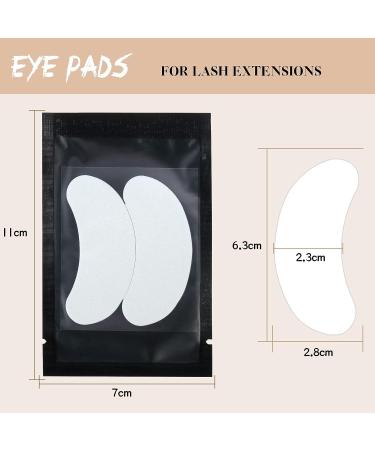 50 Pairs Regular Eye Pads for Lash Extensions - Hypoallergenic & Waterproof - Buy Online on GoSupps.com