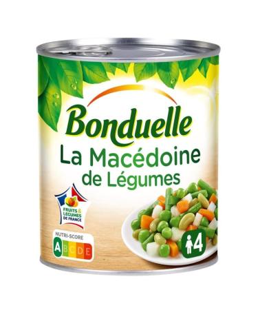Bonduelle BONDUELLE - Mixed Vegetables 530g - Pack of 4 - Free Delivery