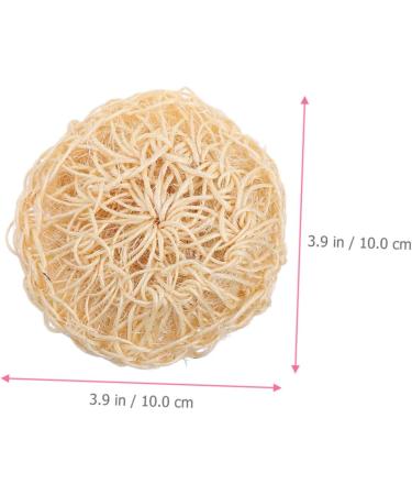 Shop Housoutil 6 Pcs Exfoliating Bath Balls - Shower Scrubber & Loofah for Deep Cleaning | Portable Sisal Washing Sponge - Buy Online on GoSupps.com