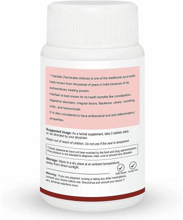 Nadel Haritaki 500mg Tablet - Digestion Support - 60 Tablets - Buy Online on GoSupps.com