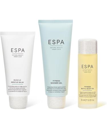 ESPA | Fitness Collection | Includes Shower Gel Bath and Body Oil & Muscle Rescue Balm - Buy Online on GoSupps.com