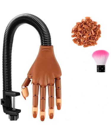 Flexible Nail Practice Hand for Acrylic Nails with Nail File - Manicure Supply & Display Tool - Buy Online on GoSupps.com