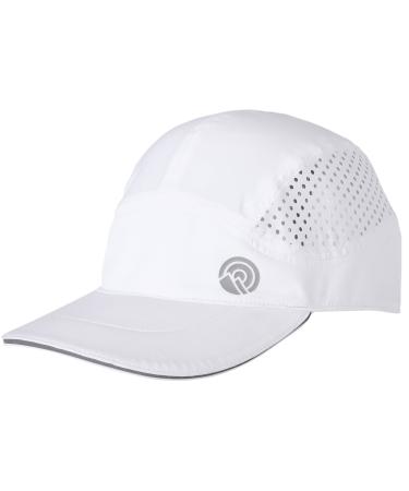 OutdoorEssentials Running Cap - Running Hat & Runner Hat - Jogging Cap - Exercise Hat UPF 50 - Tennis Hats White
