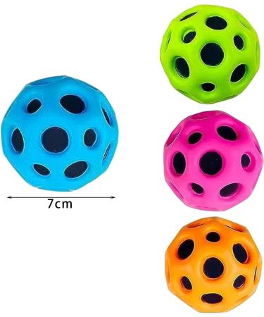 May Huang 6-Piece Astro Jump Ball Set - High Spring Bouncing Balls for Kids | Planet Baums Colorful Mini Rumball Toy | Perfect for Parties & Fun! - Buy Online on GoSupps.com