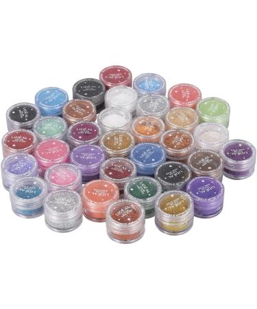 FOMIYES Eyeshadow Pigments 60 pcs Cosmetic Pigments Party Dust Shadow Pearl Glitter Loose Powder Makeup Shimmer Eyeshadow - Buy Online on GoSupps.com