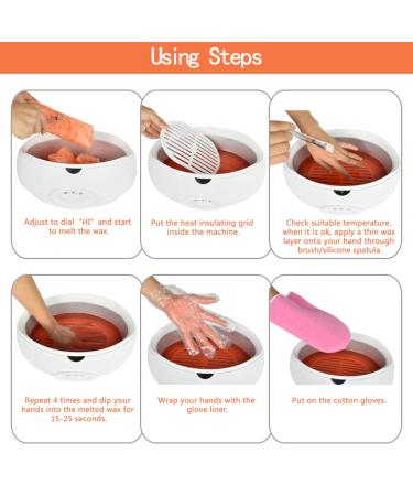 K-Salon Paraffin Wax Machine with 8 Packs of Wax 3.5lb - Quick Heating Wax Warmer for Hand and Feet - Buy Online on GoSupps.com