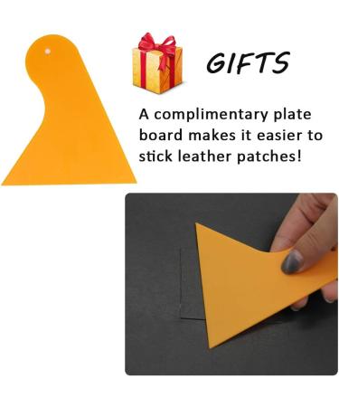 Sayopin Leather Repair Patch Kit - Self-Adhesive Tape for Furniture, Car Seats, Couches - 8x11 Inch, Black - 3 Pcs - Buy Online on GoSupps.com