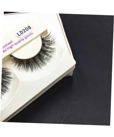 minkissy Pair Long Thick Eyelashes Fake Eyelash False Eyelash Fake Lashes Natural 3d - Buy Online on GoSupps.com