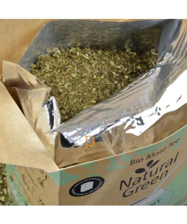  Delicatino DELICATINO Cool Mint Mate Tea - Natural Green - Powder Free - 500g Matte Tea with Peppermint and Natural Mint Flavour - Buy Online on GoSupps.com