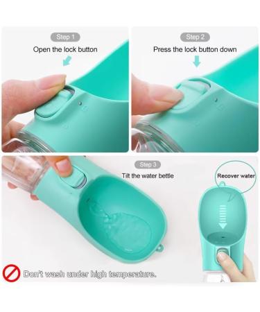 Buy Cotop Portable Dog Water Bottle - 550ml Blue | Travel Accessories for Small & Large Dogs | Ideal for Hiking & Outdoor Adventures - Buy Online on GoSupps.com