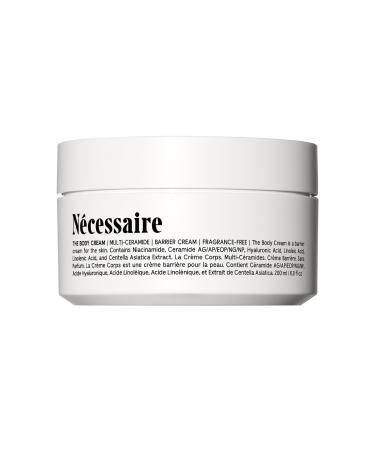 N cessaire The Body Cream Fragrance-Free Barrier Repair Body Moisturizer with Niacinamide Ceramides & Hyaluronic Acid Rich Hydration for Dry Sensitive Skin Dermatologist-Tested 6.8 oz