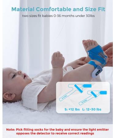 Buy Baby Pulse Oximeter & Sleep Monitor - Babyo2 S2 for O2 Saturation & Heart Rate (0-3 Years) | International Shipping Available - Buy Online on GoSupps.com