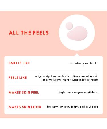 Kinship Self Smooth 10% Glycolic Toner-Serum | Exfoliating Overnight Treatment with AHA & Vitamin C | Brighten Smooth Hydrate - 2.2 Fl Oz - Buy Online on GoSupps.com