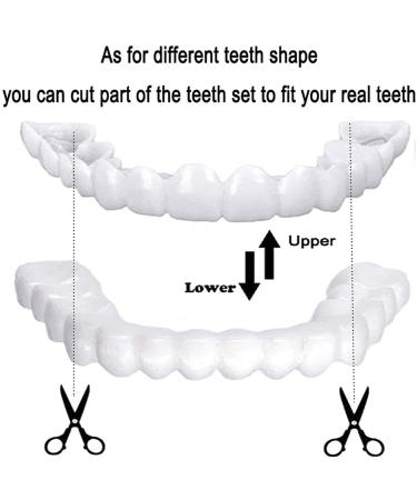 Giural Dental Panel for Perfect Smile | Comfortable Fit Flexible Braces | Upper & Lower False Teeth - Buy Online on GoSupps.com