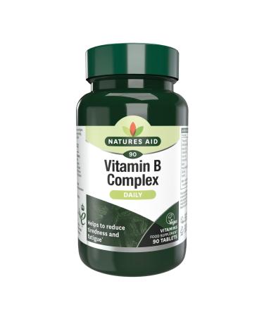 Natures Aid Vitamin B Complex Suitable for Vegans 90 Tablets
