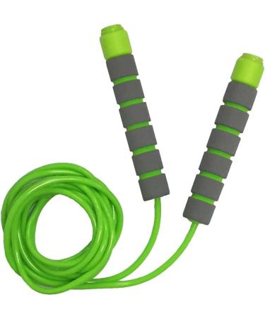 Kids Adjustable Jump Rope with Soft Foam Handles - Fun Outdoor Activity for Boys & Girls - Pink-Green - Buy Online on GoSupps.com
