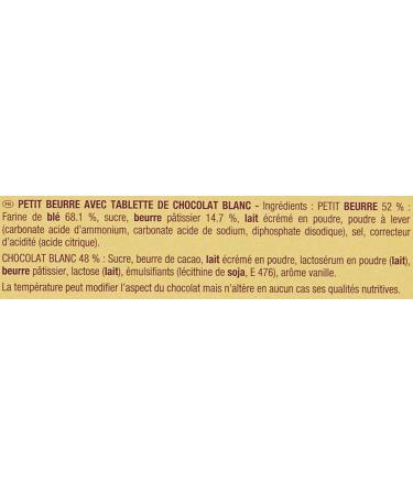 LU Petit Ecolier with white chocolate 150g - Buy Online on GoSupps.com