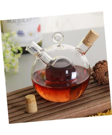 Zerodeko 2 Pcs Kitchen Oil Control Pot Honey Dispenser Container with Lid Oil Sealing Bottle Glass Caster Glass Storage Bottle with Cork Oil Dispenser Bottle Olive Oil Food Glass Bottle 11.5x10cmx2pcs Transparent Colorx2pcs - Buy Online on GoSupps.com