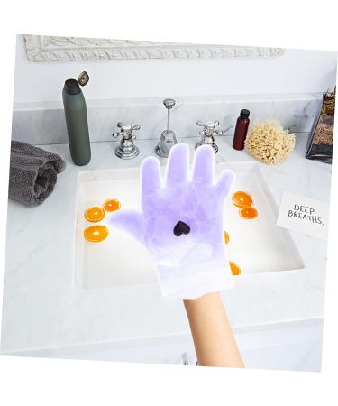 FRCOLOR Socks Pair Lavender Hand Set spa socks gel socks paraffin bath mitts Beauty Hand Cover paraffin bath for feet dry hands gloves purple portable Nursing supplies Paraffin Gloves - Buy Online on GoSupps.com