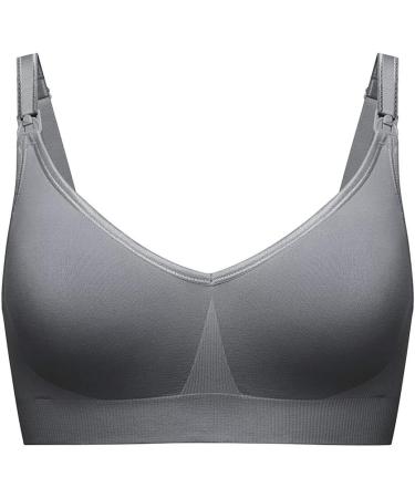 Bravado Body Silk Seamless Nursing Bra 1401, Silver - Comfortable and Stylish Nursing Bra - Buy Online on GoSupps.com