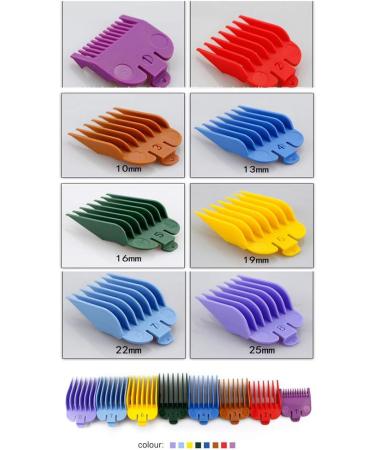 Professional Hair Clipper Guide Combs - 8 Sizes Caliper Sleeve Limit Comb Set | Hair Clipper Accessories for Precision Haircuts - Buy Online on GoSupps.com
